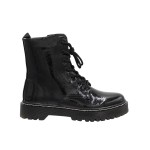 Lakierowane botki damskie czarne Black Patent