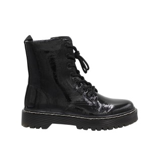 Lakierowane botki damskie czarne Black Patent