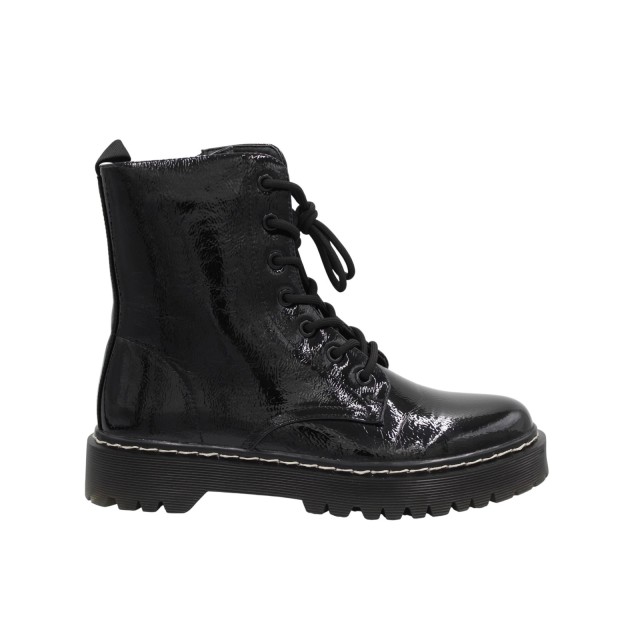 Lakierowane botki damskie Black Patent czarne