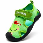 Sandały dziecięce barefoot żabka zielone szybkoschnące na rzep lekkie oddychające OUTLET Ashion