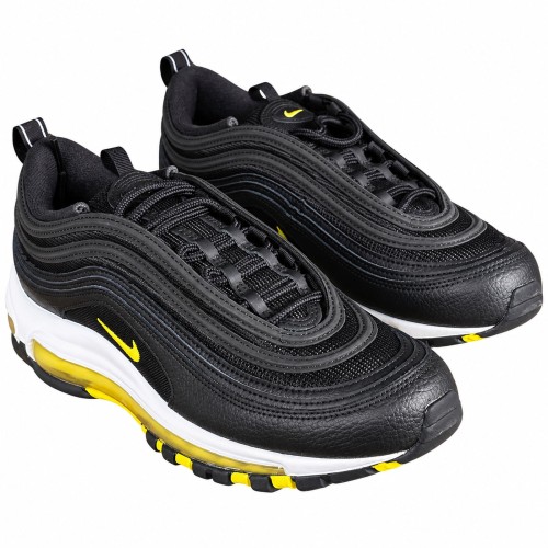Nike Air Max 97 czarne z żółtymi akcentami – widok pary