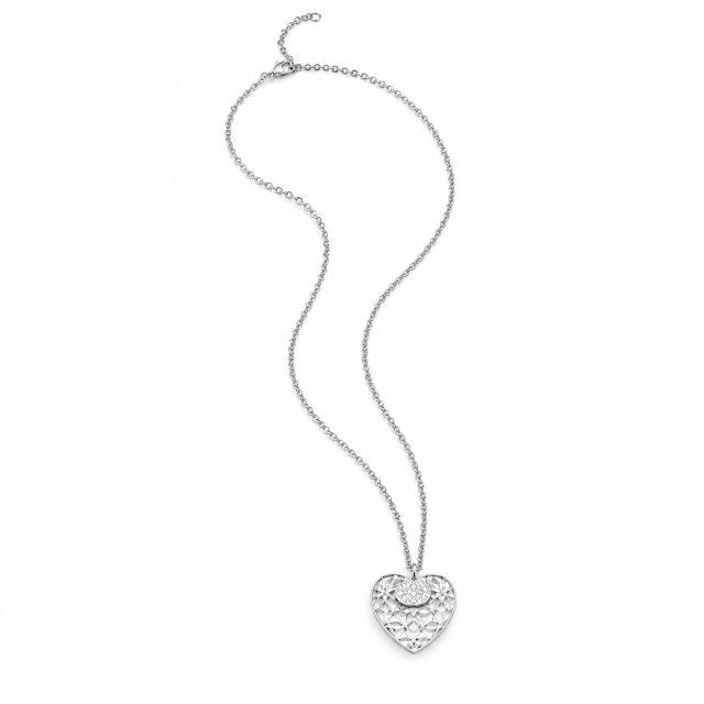Naszyjnik Sector Jewels Family &amp; Love z zawieszką w kształcie serca