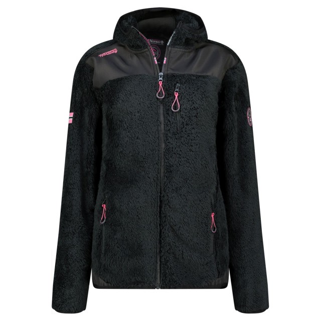 Polar damski czarny Geographical Norway Telodia Lady – widok z przodu