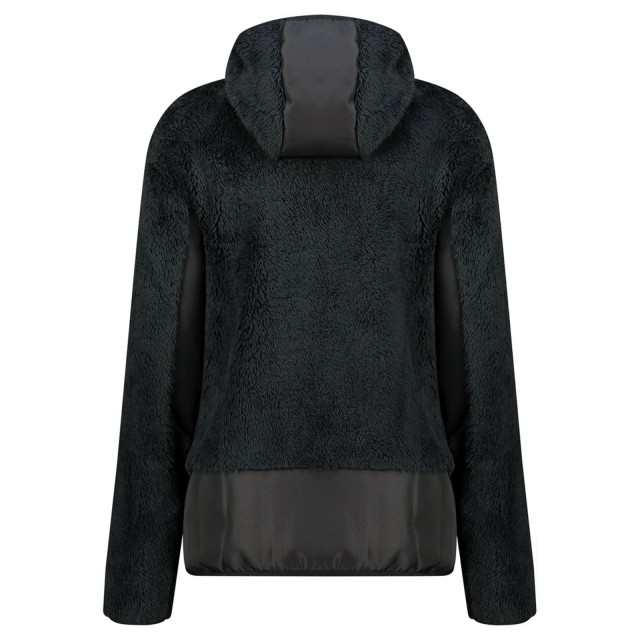 Polar damski Geographical Norway Telodia Lady Black – detal kaptura i kołnierza