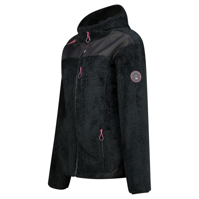 Czarny polar damski Geographical Norway Telodia Lady – widok z boku