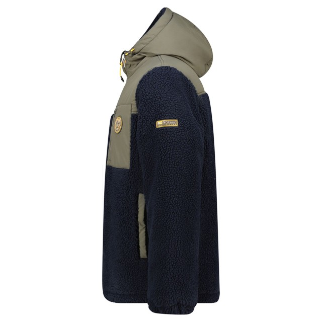 Kurtka Polarowa Męska Geographical Norway Terpa Navy MEN – widok z boku