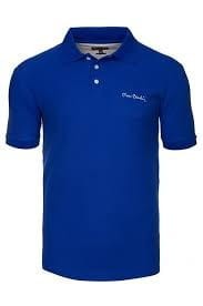 Koszulka męska Polo Pierre Cardin 100% bawełna niebieska przód