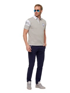 Koszulka polo męska Nebulus Islands XL szara bawełniana OUTLET
