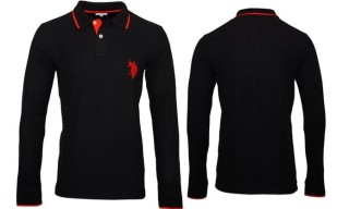 Męska koszulka polo z długim rękawem U.S. Polo Assn. 