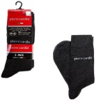  Skarpety męskie czarne do garnituru Pierre Cardin