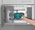 Gourmetmaxx miska termiczna do kuchenki mikrofalowej 700/1000/1500 ml, dwuścienny pojemnik termiczny z pokrywką do podgrzewania, utrzymywania ciepła i chłodzenia