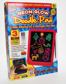 Podkładka do rysowania Doodle neon