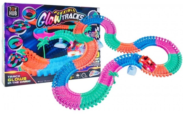 Swiecący tor wyścigowy 160 elementów.jpg