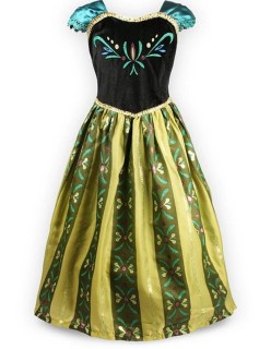 Sukienka Frozen Fever Princess Anna kostium karnawałowy
