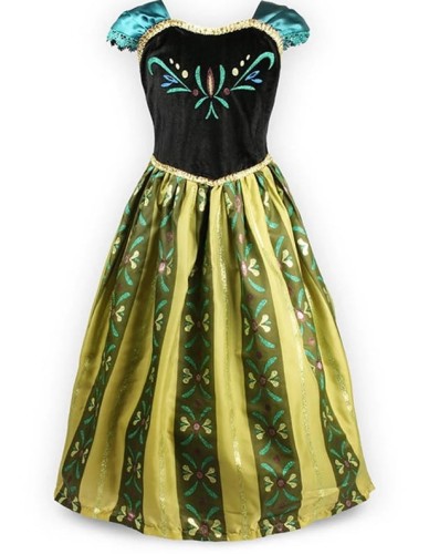 Sukienka Frozen Fever Princess Anna kostium karnawałowy