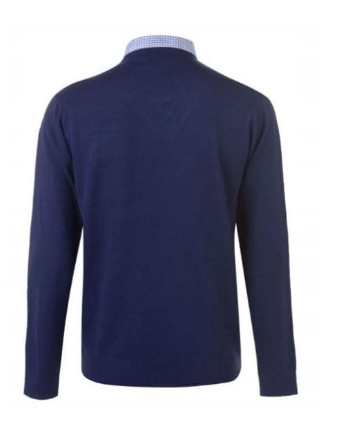 Pierre Cardin sweter z wstawka koszulową 5.jpg