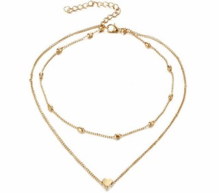 Choker z zawieszką serce