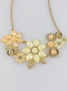 Naszyjnik Fashion Jewerly Kwiaty