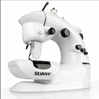 Maszyna do szycia Silvano SL-MC7, 6 V 1000 mA, 26 x 23 x 12 cm, Biała
