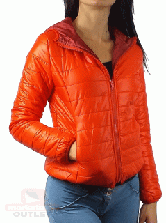 Kurtka damska pikowana lekka z kapturem przejściowa wiosna jesień OUTLET Fashion