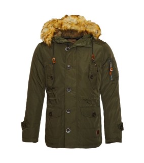 Kurtka męska zimowa Poolman Khaki M