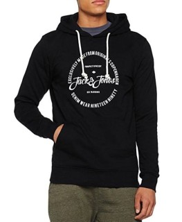 Bluza męska z kapturem Jack&Jones czarny XL