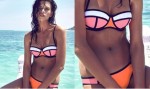 Neonowe bikini push up
