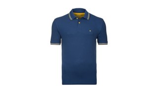 Męska koszulka Champion  Polo Heritage Fit granatowa XL
