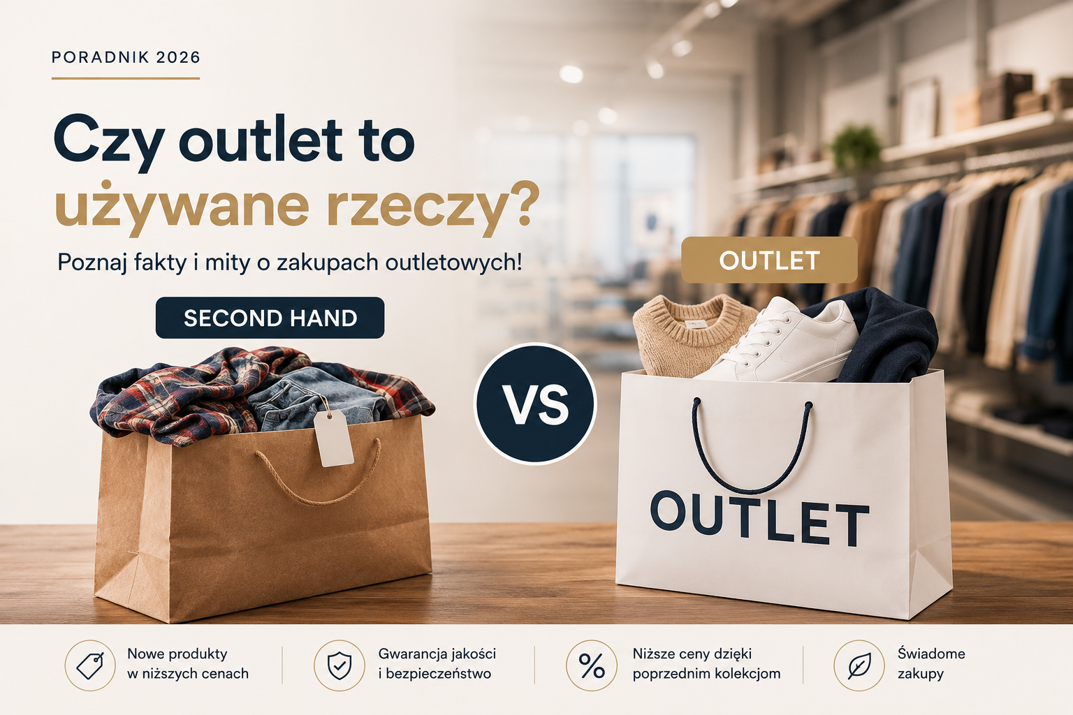 Czy outlet to używane rzeczy? Fakty i mity o zakupach outletowych